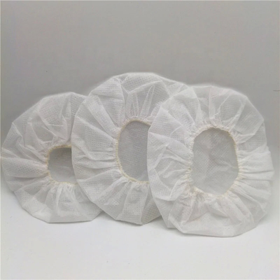 50pcs / ব্যাগ সাদা অ বোনা কাপড় disposable হেডফোন কভার ধুলো এবং ময়লা থেকে হেডফোন রক্ষা