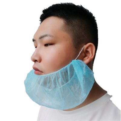 এককালীন অ বোনা দাড়ি কভার 45x20 সেমি সাদা কালো নীল